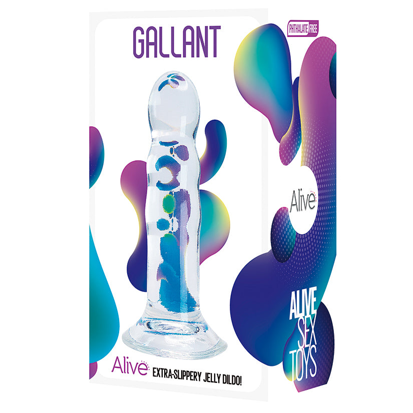 Alive Gallant Jelly Dildo - 6"