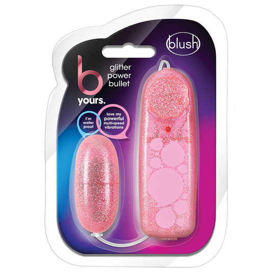 B-Yours-Glitter-Power-Bullet-Pink-2.25-Inch-Vibrating-Bullet