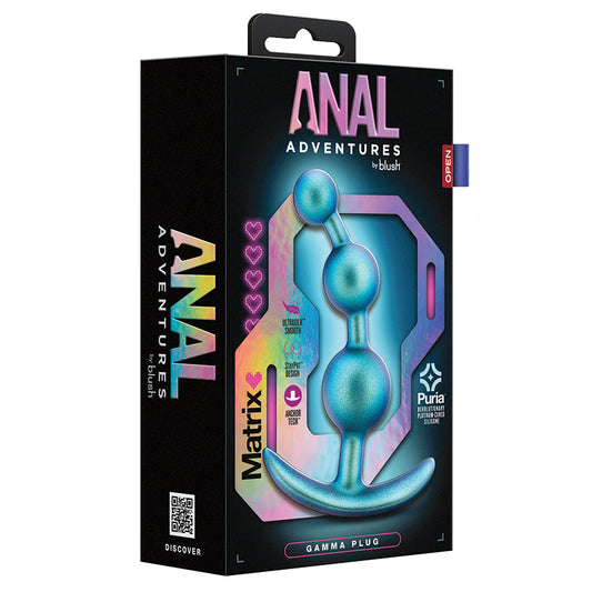 Anal-Adventures-Matrix-The-Gamma-Plug-5-inch-Curved-Beaded-Butt-Plug-in-Neptune-Teal