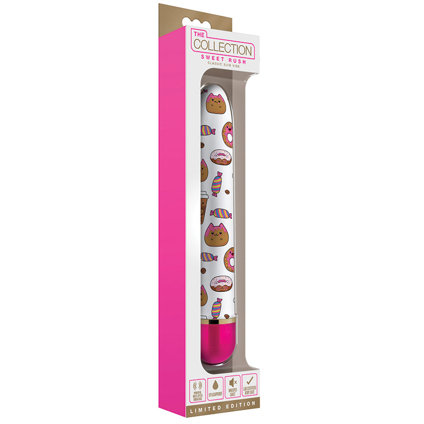 The-Collection-Sweet-Rush-Classic-Slim-Vibe-Pink-7-Inch-Vibrator