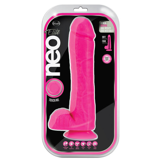 Neo-Elite-Neon-Pink-11.5-Inch-Long-Dildo