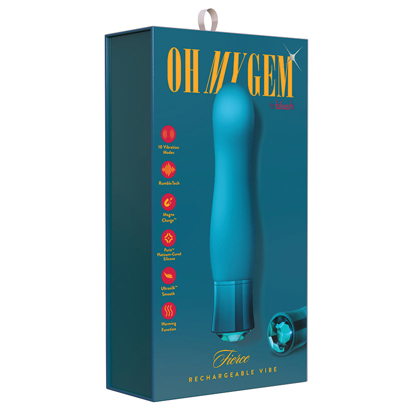 Oh-My-Gem-Fierce-5.5-Inch-Warming-G-Spot-Vibrator-in-Topaz