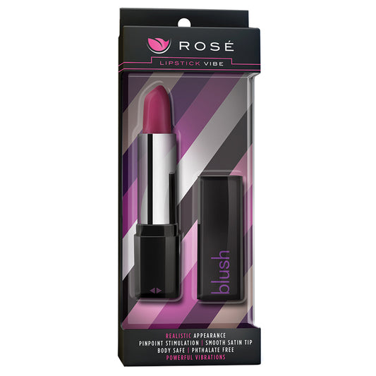 Rose-Lipstick-Vibe-Black-4-Inch-Vibrating-Mini-Vibrator