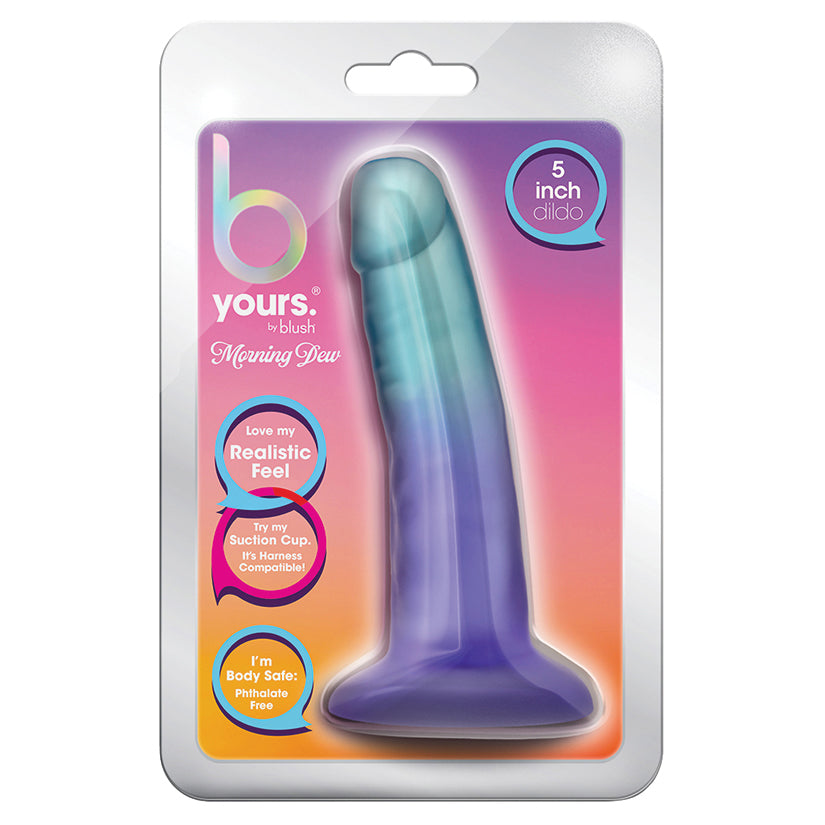B-Yours-Morning-Dew-Realistic-Sapphire-5.5-Inch-Long-Dildo-With-Suction-Cup-Base