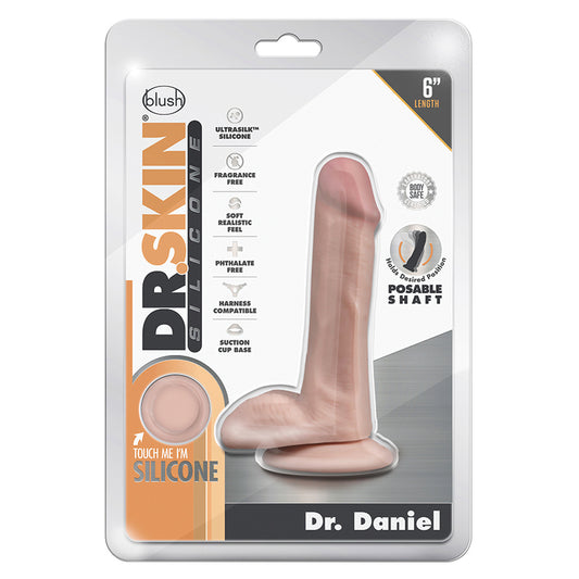 Dr-Skin-Silicone-Dr-Daniel-Realistic-Vanilla-6.5-Inch-Long-Dildo-With-Balls-Suction-Cup-Base