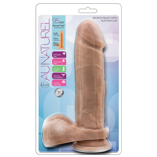Au-Naturel-Realistic-Mocha-9-Inch-Long-Dildo-With-Balls-Suction-Cup-Base