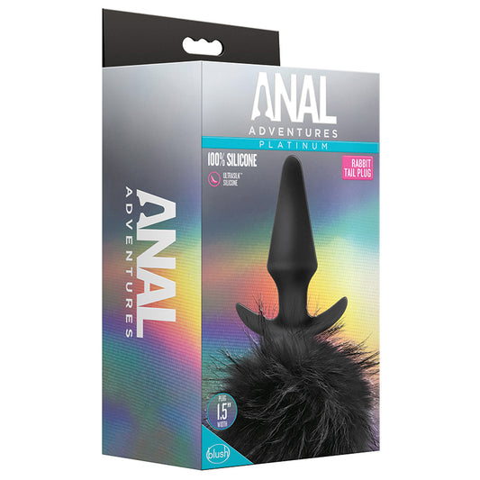 Anal-Adventures-Platinum-Rabbit-Tail-Black-6.75-Inch-Anal-Plug