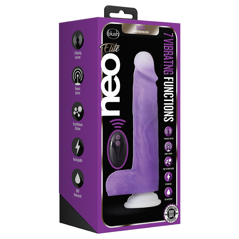 Neo-Elite-Encore-Purple-8.5-Inch-Long-Vibrating-Dildo