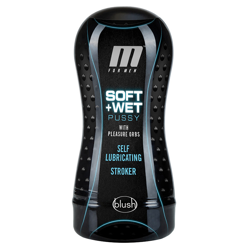 M-for-Men-Soft-Wet-Self-Lubricating-Pussy-with-Pleasure-Orbs-Vanilla-Masturbator-Stroker