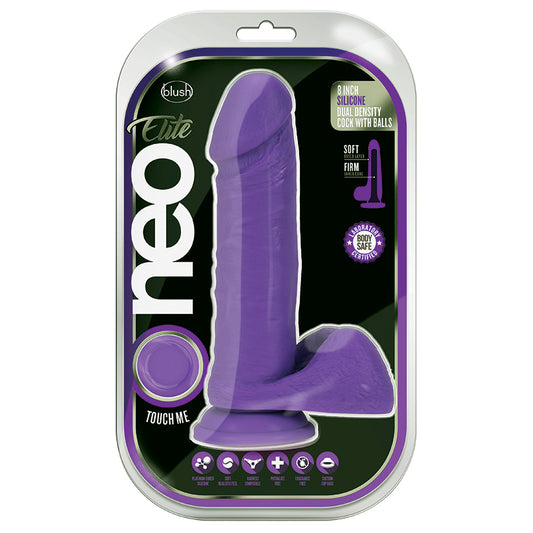 Neo-Elite-Neon-Purple-8-Inch-Long-Dildo