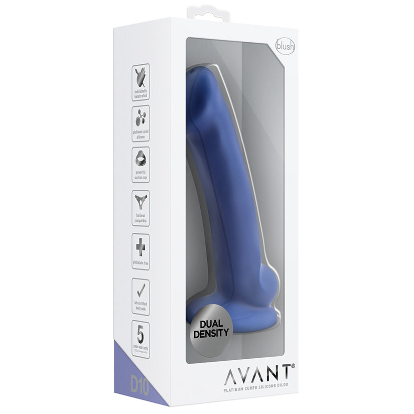 Avant-Ergo-Mini-Indigo-D10-Artisan-7-Inch-Thin-Dildo-with-Suction-Cup-Base