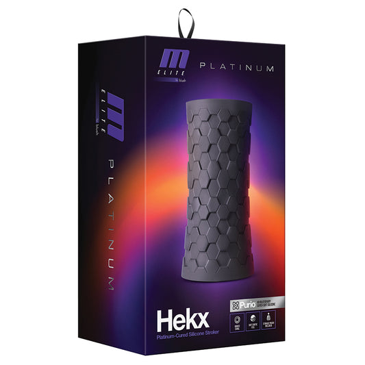 Blush M Elite Platinum Hekx Black Masturbator / Stroker