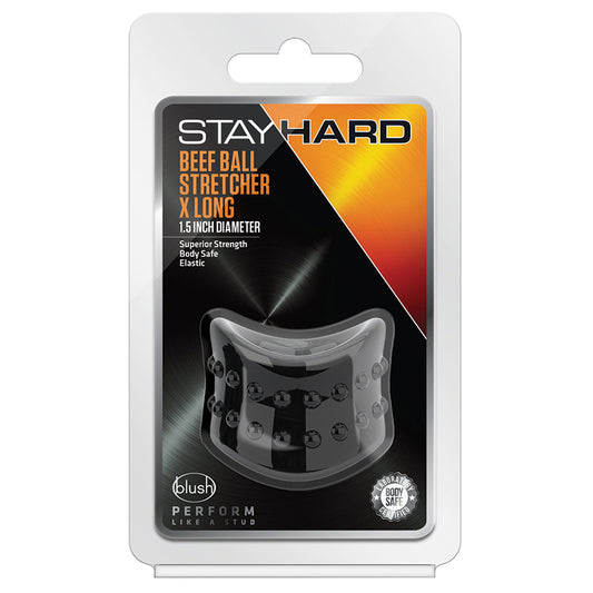 Stay-Hard-X-Long-Black-Beef-Ball-Stretcher-1.5-Inch-Diameter