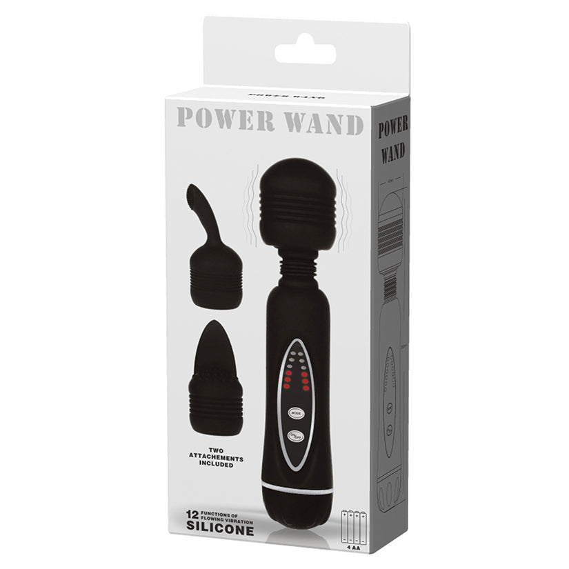 Pretty Love Power Wand with Attachments - Black