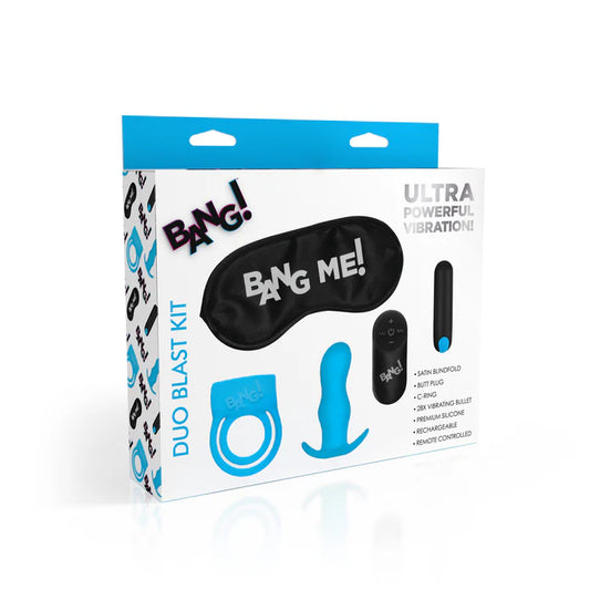 Bang! 28X Duo Blast Remote Control C-Ring And Butt Plug Kit