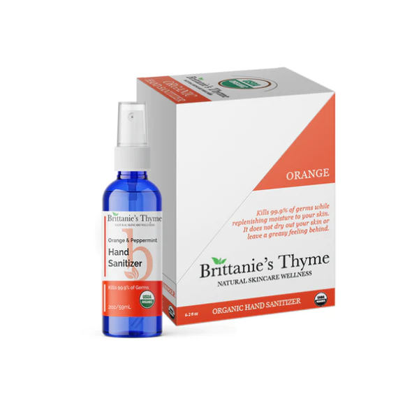Brittanie's Thyme - Organic Hand Sanitizer - Orange - 2 oz