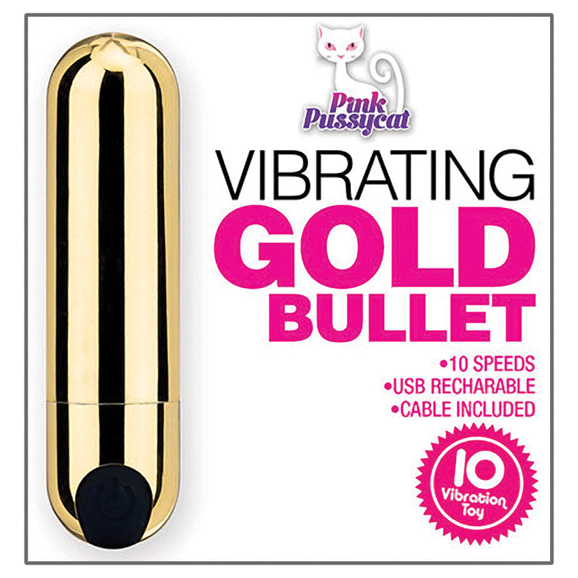 Pink-Pussycat-Vibrating-Bullet-Gold