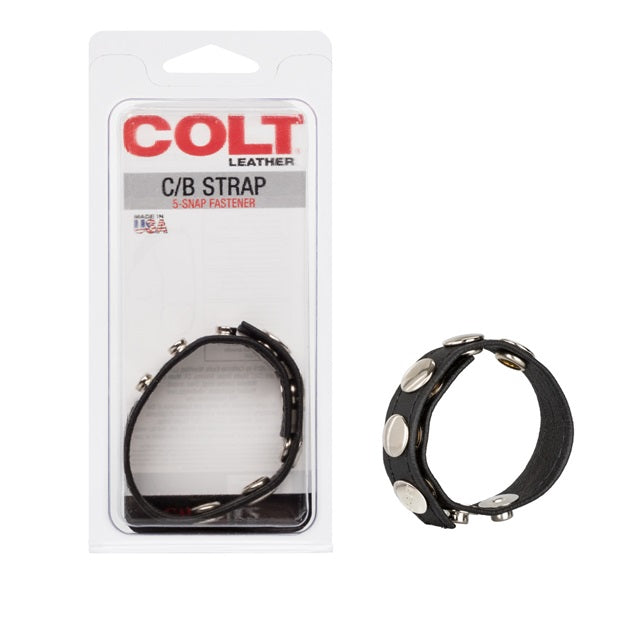 COLT Leather C/B Strap 5-Snap Fastener