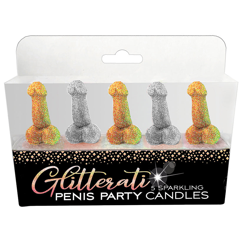 Glitterati Penis Candle Set