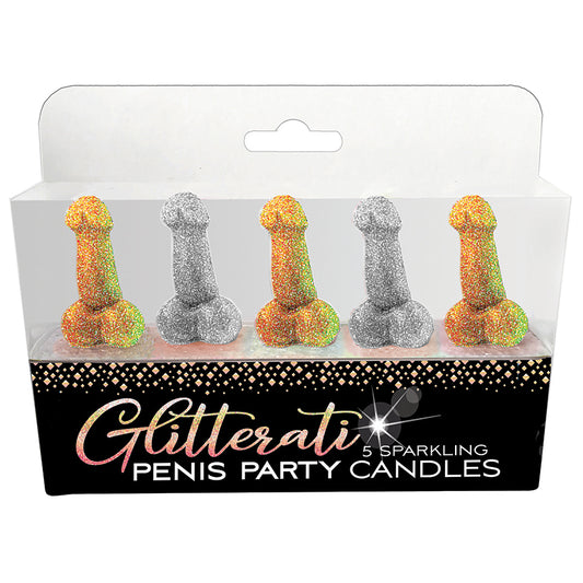 Glitterati Penis Candle Set