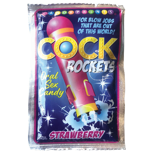 Cock Rockets Oral Sex Candy - Strawberry