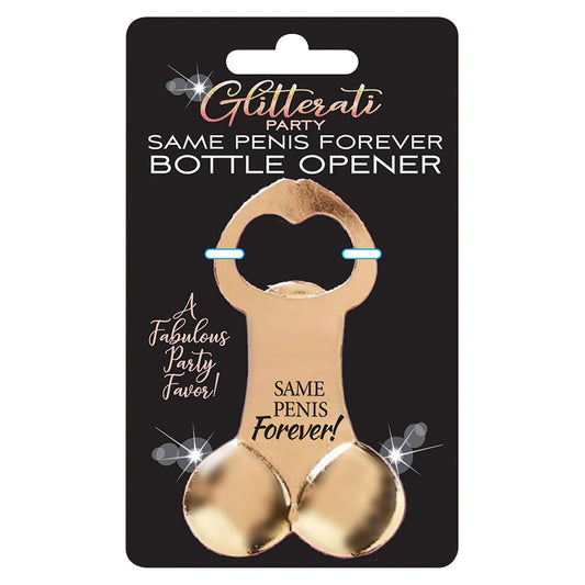 Glitterati Same Penis Forever Bottle Opener