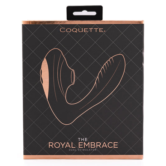 Coquette The Royal Embrace Dual Stimulating Air Pulse Vibrator