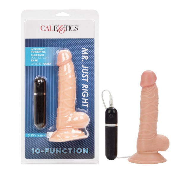 CalExotics 10-Function Mr. Just Right 5.25"/13.25 cm Vibe
