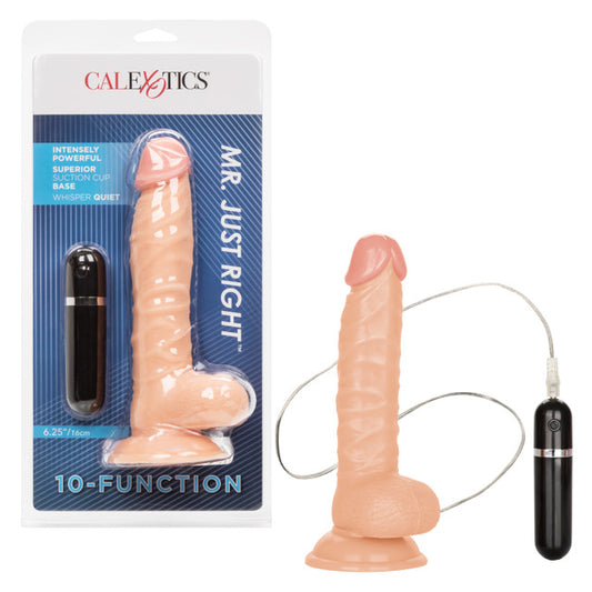 CalExotics 10-Function Mr. Just Right 6.25"/16 cm Vibe