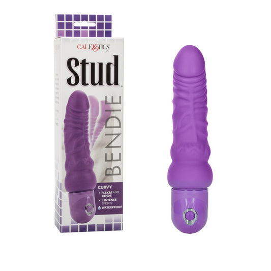 CalExotics Bendie Stud Curvy - Purple