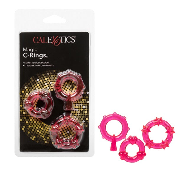 CalExotics Magic C-Rings - Red