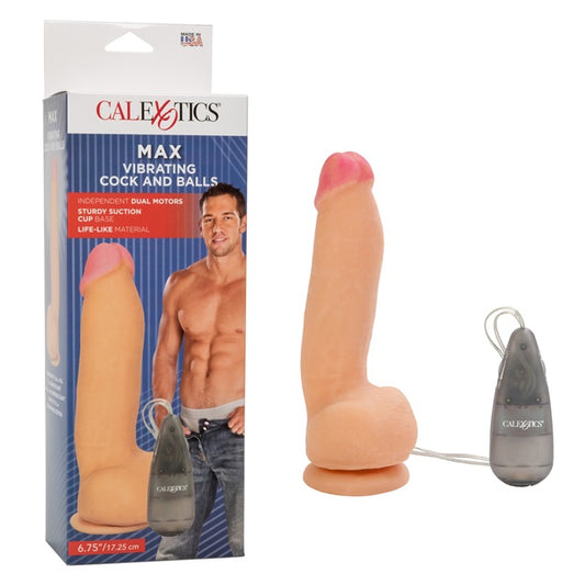 CalExotics Max Vibrating Cock and Balls