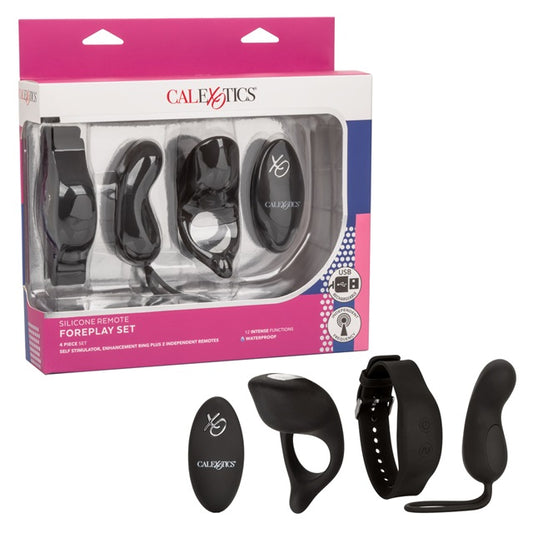 CalExotics Silicone Remote Foreplay Set