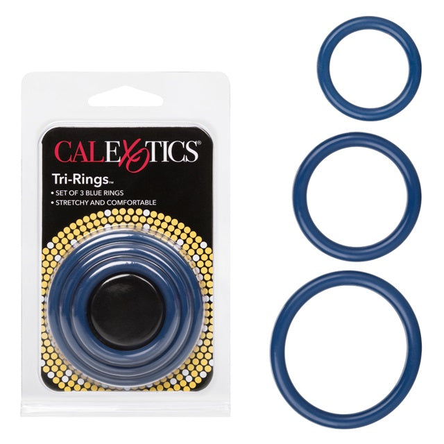 CalExotics Tri-Rings - Blue