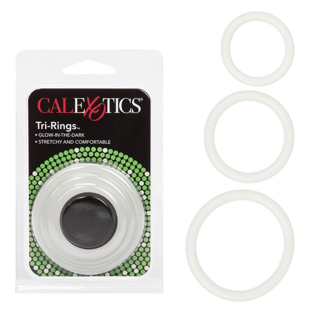 CalExotics Tri-Rings Glow-in-the Dark