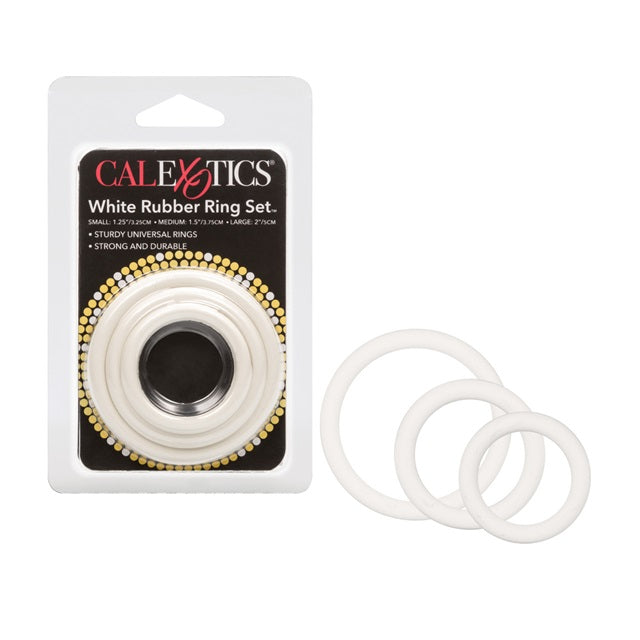 CalExotics White Rubber Ring - 3 Piece Set