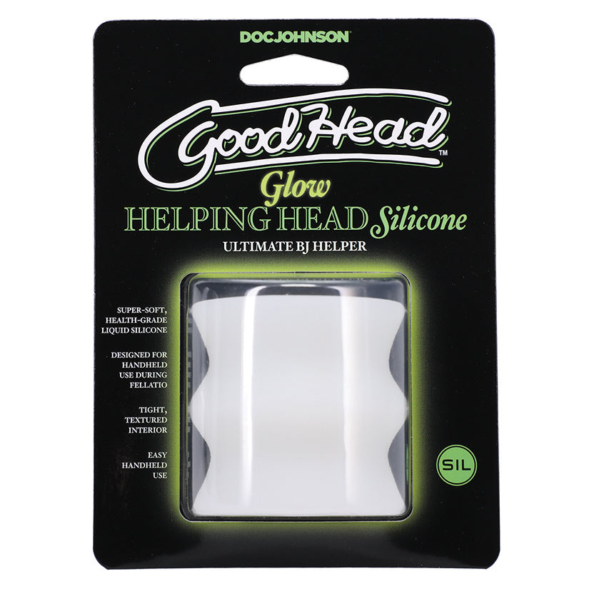 GoodHead Glow Helping Head Silicone Stroker