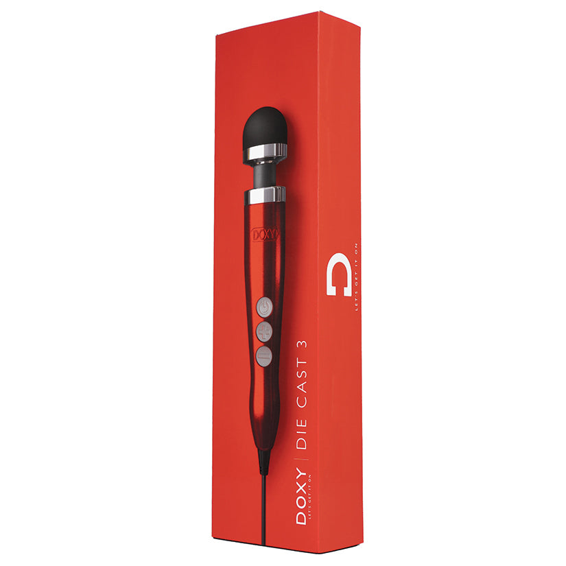 Doxy Die Cast 3 Wand Massager - Candy Red