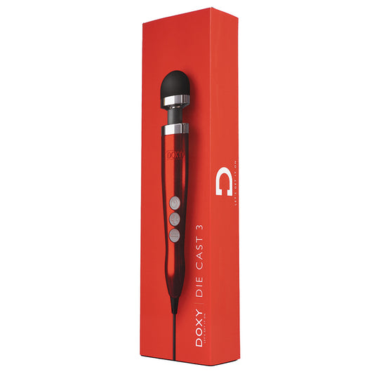 Doxy Die Cast 3 Wand Massager - Candy Red