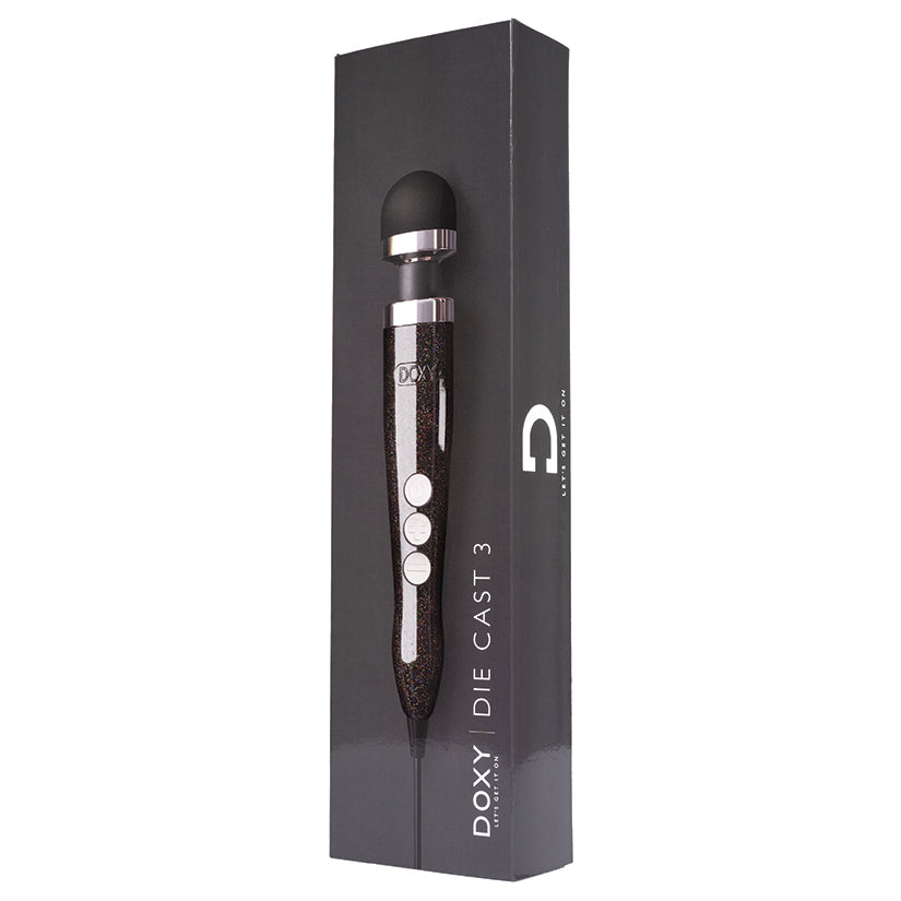 Doxy Die Cast 3 Wand Massager - Disco Black