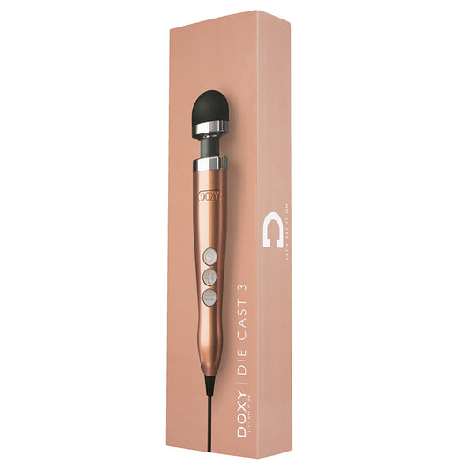 Doxy Die Cast 3 Wand Massager - Rose Gold