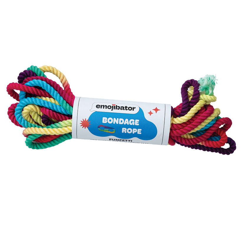 Emojibator Funfetti Rainbow Bondage Rope