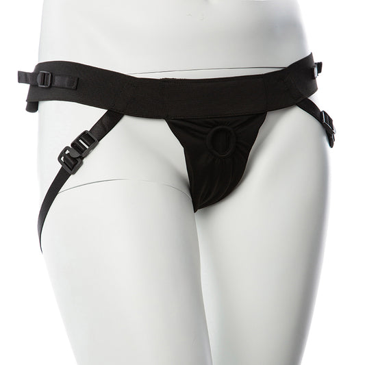 Gender Fluid Johnnie Strap On Harness - Black