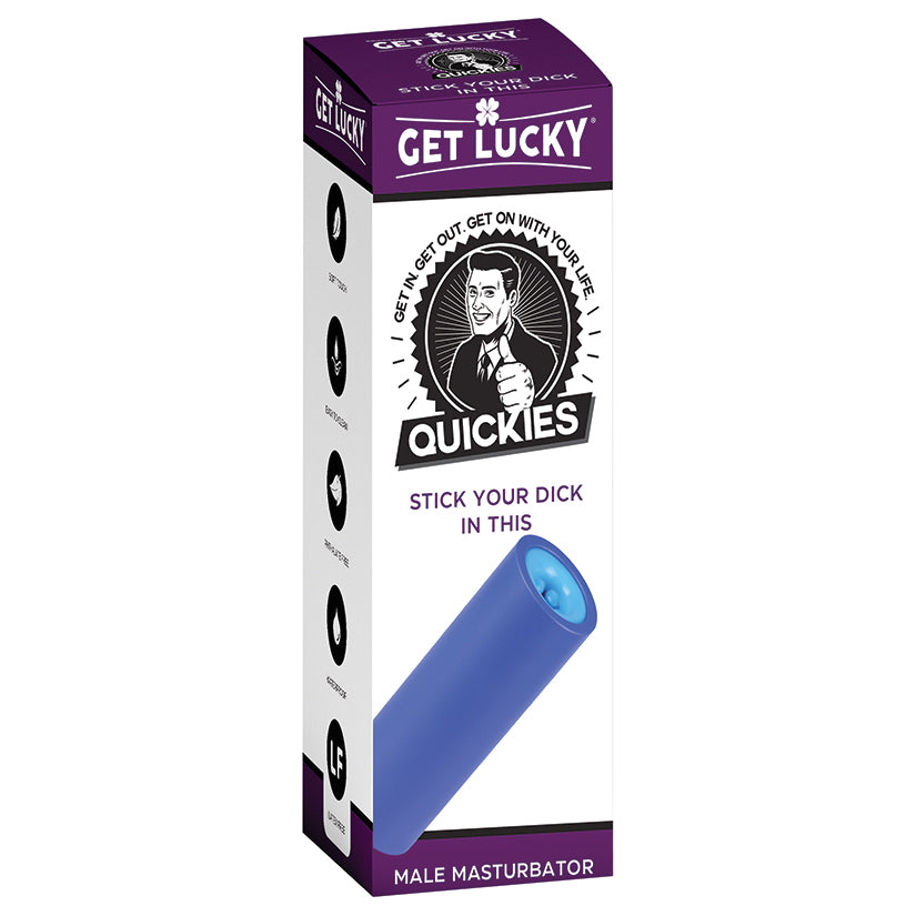 Get Lucky Quickies Stick Your Dick In This Stroker - Blue