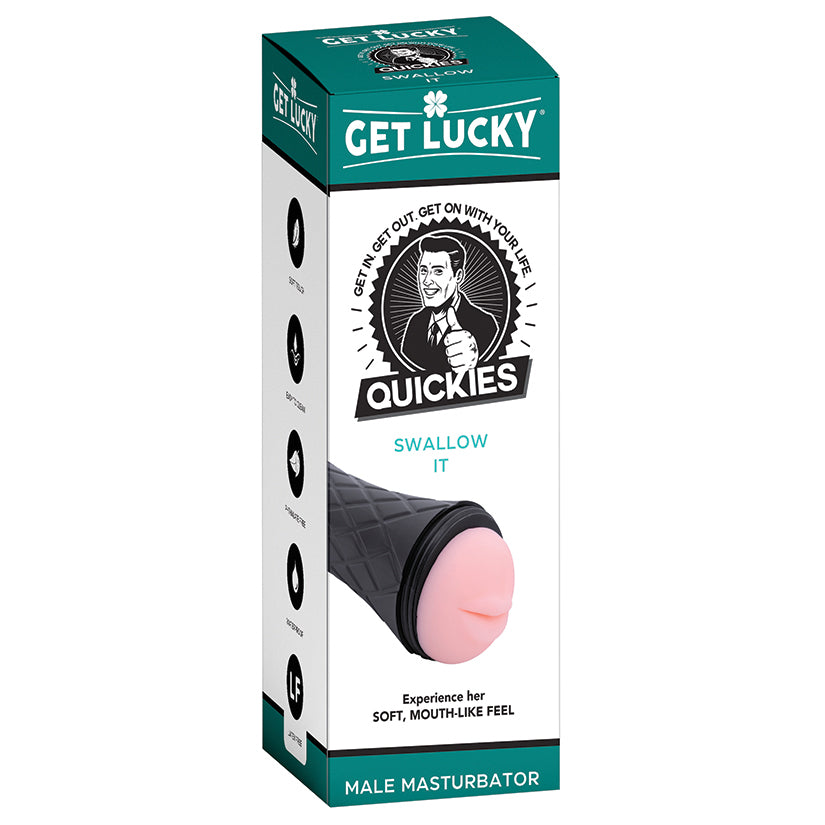 Get Lucky Quickies Swallow It Stroker
