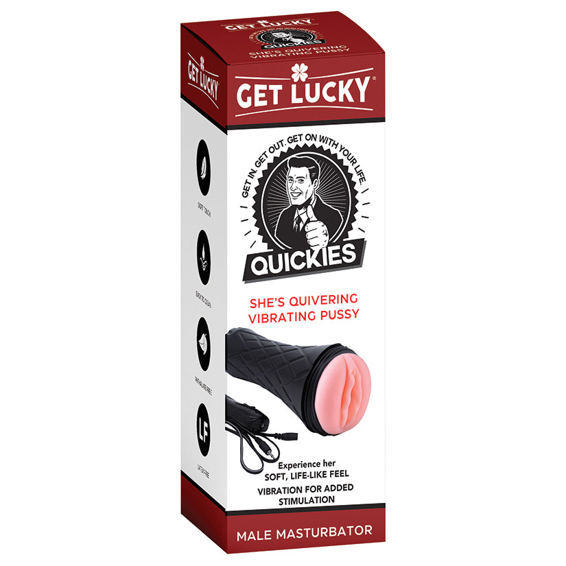 Get Lucky Quickies She's Quivering Vibrating Pussy Stroker