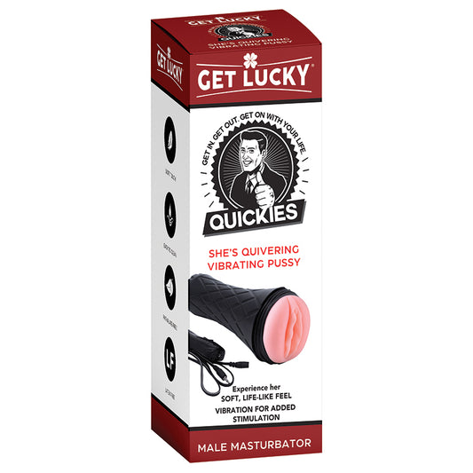 Get Lucky Quickies She's Quivering Vibrating Pussy Stroker