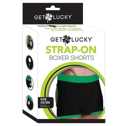 Get Lucky Strap-On Boxer Shorts - XS/S