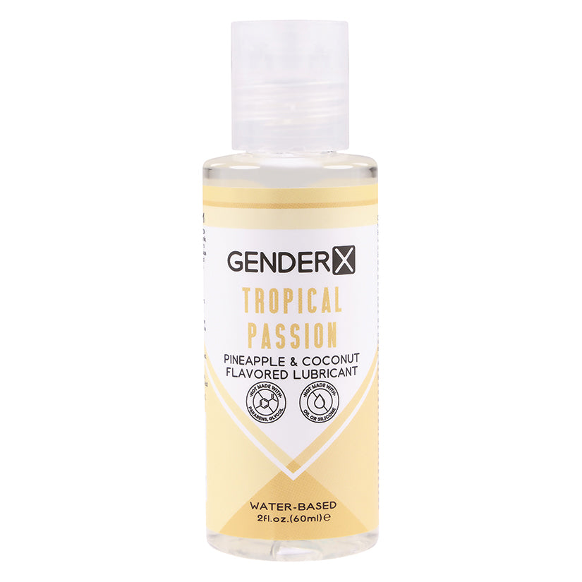 Gender X Flavored Water-Based Lubricant - Tropical Passion 2oz