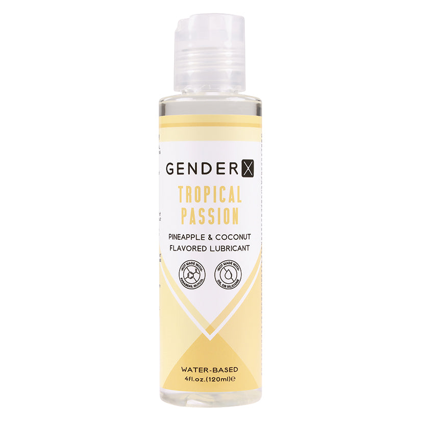 Gender X Flavored Water-Based Lubricant - Tropical Passion 4oz